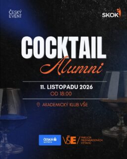 Alumni Cocktail je tady ✨

Absolventi FMV, upřímné rady z praxe a kontakty, které dávají smysl. 

To všechno u drinku v Akademickém klubu VŠE 🥂

Jak to funguje?

🍸 přijdeš a dáš si welcome-drink
⏱️ s každým hostem si sedneš a popovídáš cca 15 minut
🔁 pak se posuneš dál a poznáš další lidi
🍽️ uprostřed je pauza na občerstvení a spontánní rozhovory

📅 11. 11. od 18:00
📍 Akademický klub VŠE

@ec_vse @fmv_vse @vsecz 
#skok #skokvse #fmv #businesscocktail #event